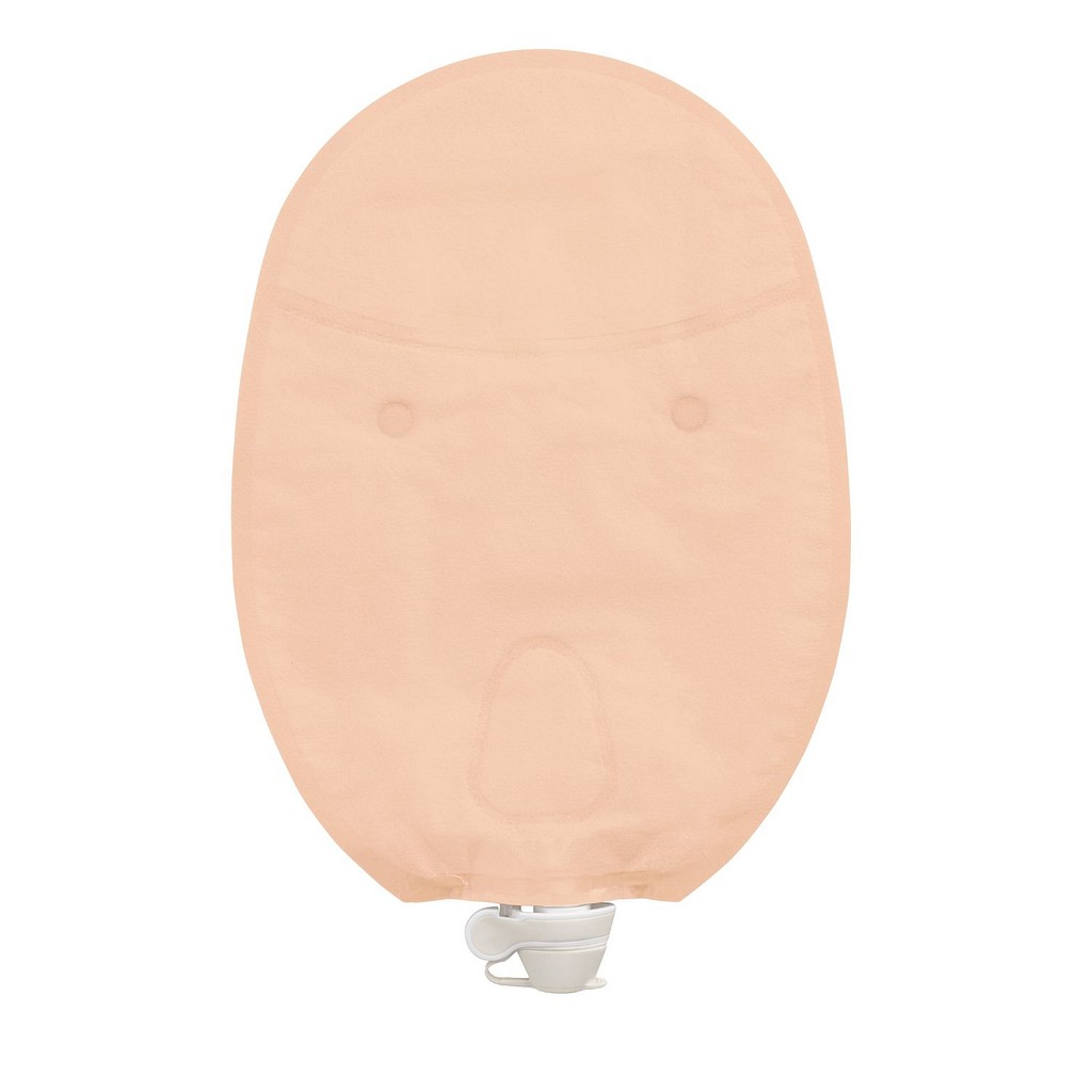 NovaLife TRE 1 Convex, 1-dels urostomipose, Mini, vindue, beige, Ø 25 mm