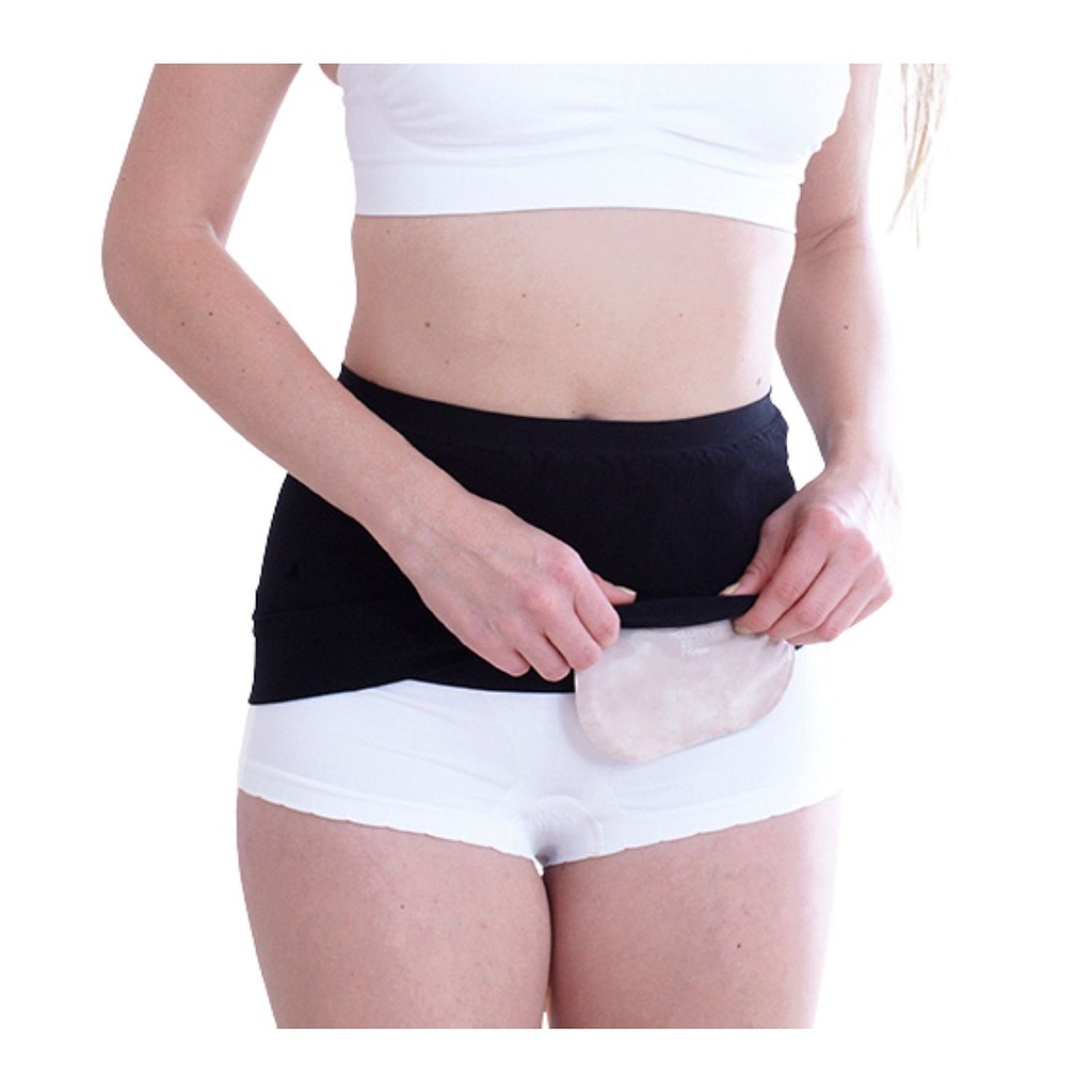 Nordicare StomiFix, fikseringsbælte, sort, højde: 20 cm, 105-125 cm, medium/large