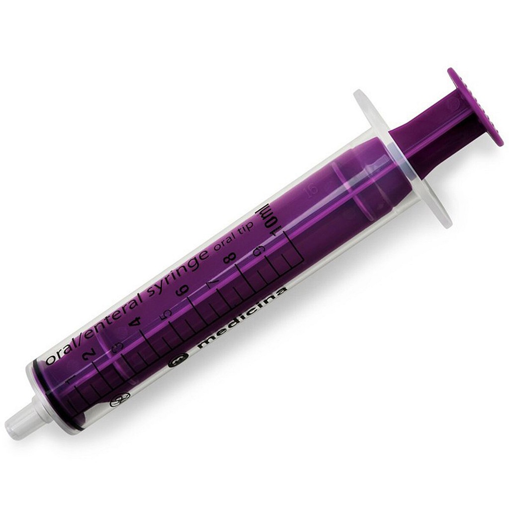 Medicina, sprøjte, oral tip, engangs, steril, 10 ml