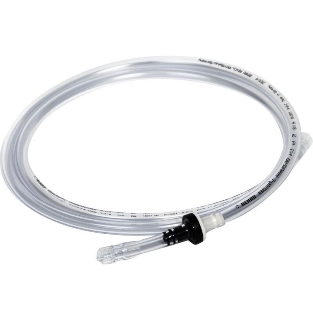 Irrimed, overførselsslange, m/ tilbageløbsventil & luer-loc, 1,3 m