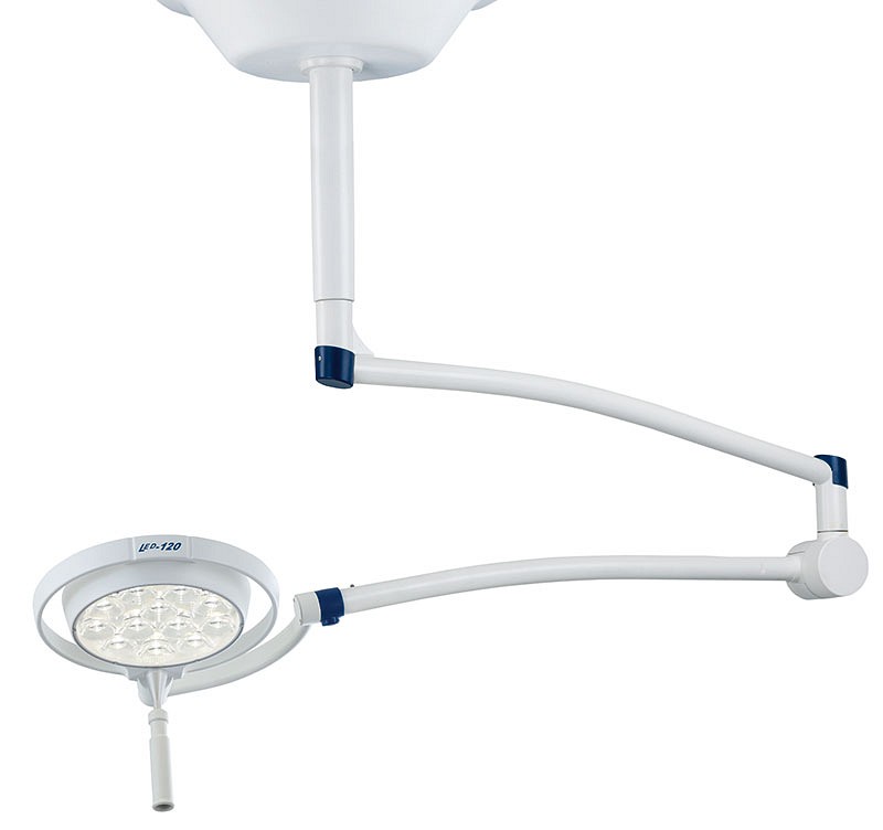 Dr. Mach, 120F LED und.søgelseslamp loft,50mm rør,swing,Hosp