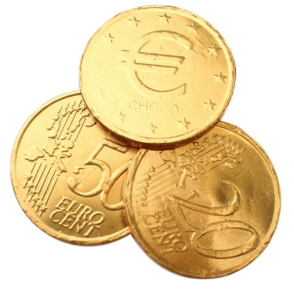 Chokolade, Guldmønter, 33 mm