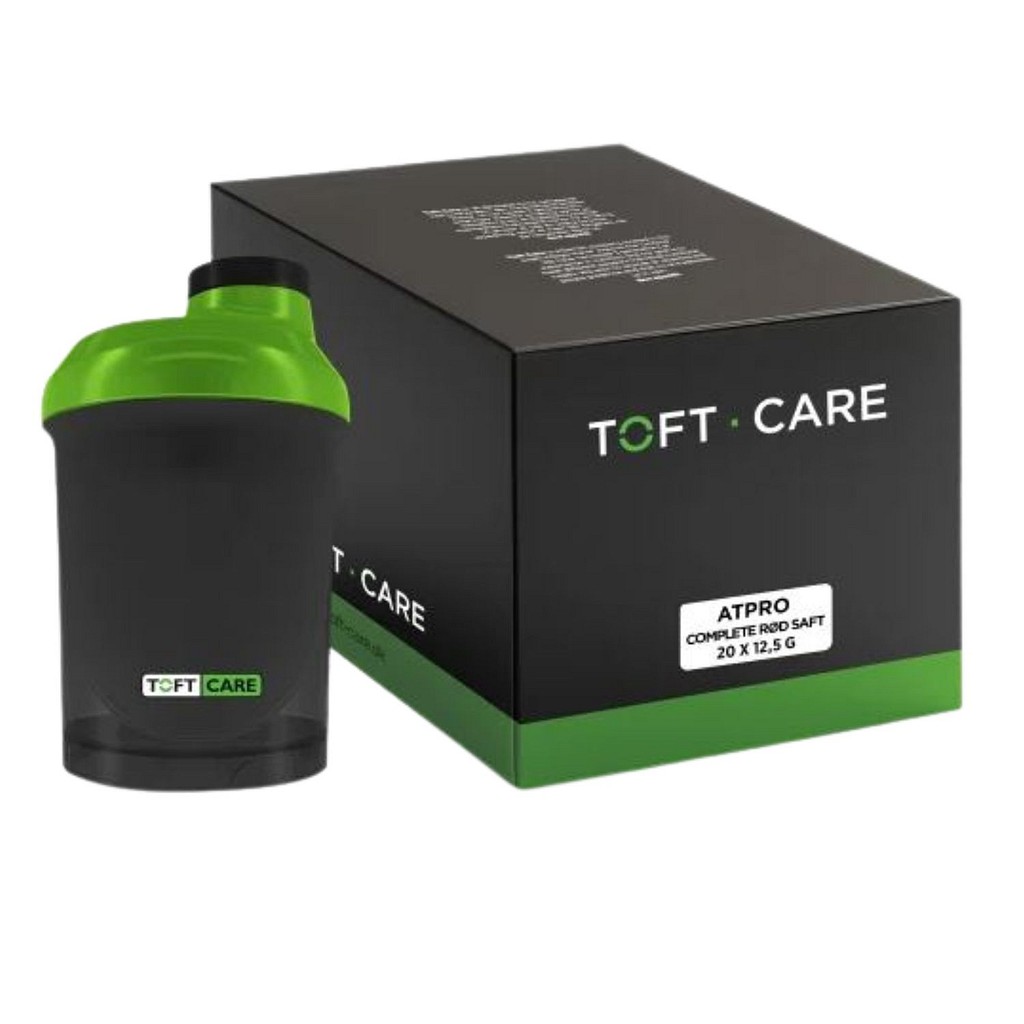 Atpro Complete Shake & Drink, rød saft, blandede bærsmag, brev, 12,5 g