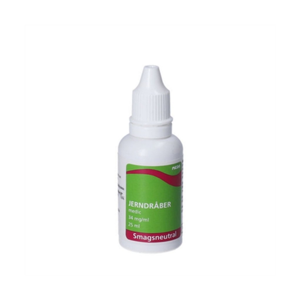 Meda, jerndråber, smagsneutral, 25 ml