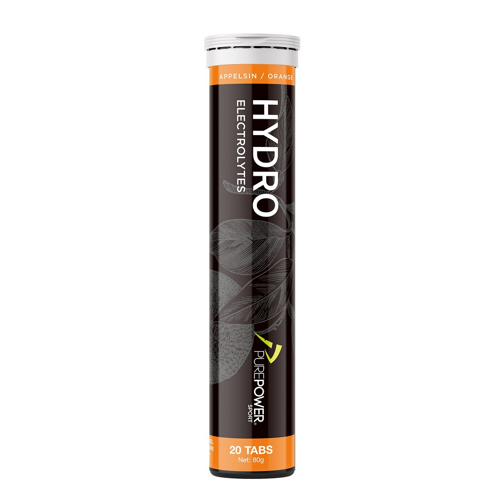 Pure Power Sport, Hydro elektrolytter, Appelsin, 4 g