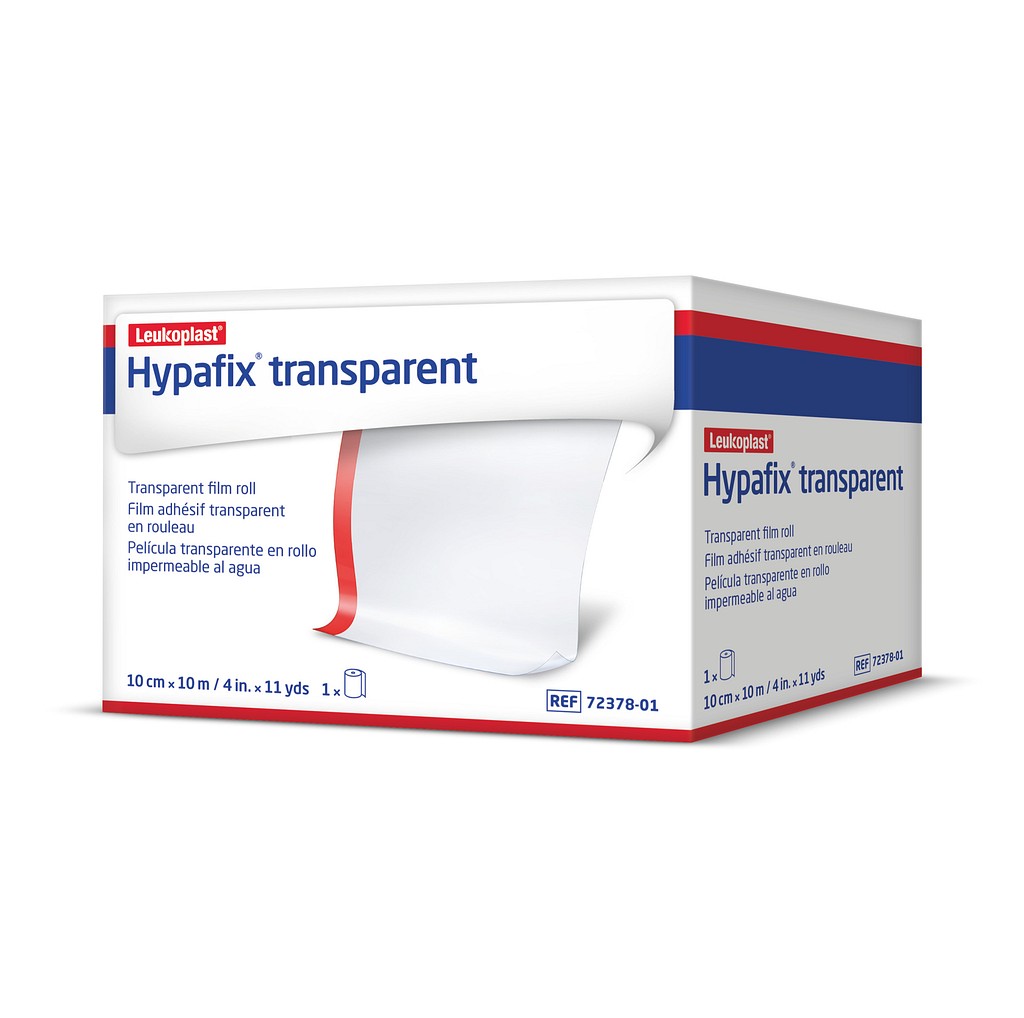 Hypafix Transparent, film på rulle, 10 cm x 10 m