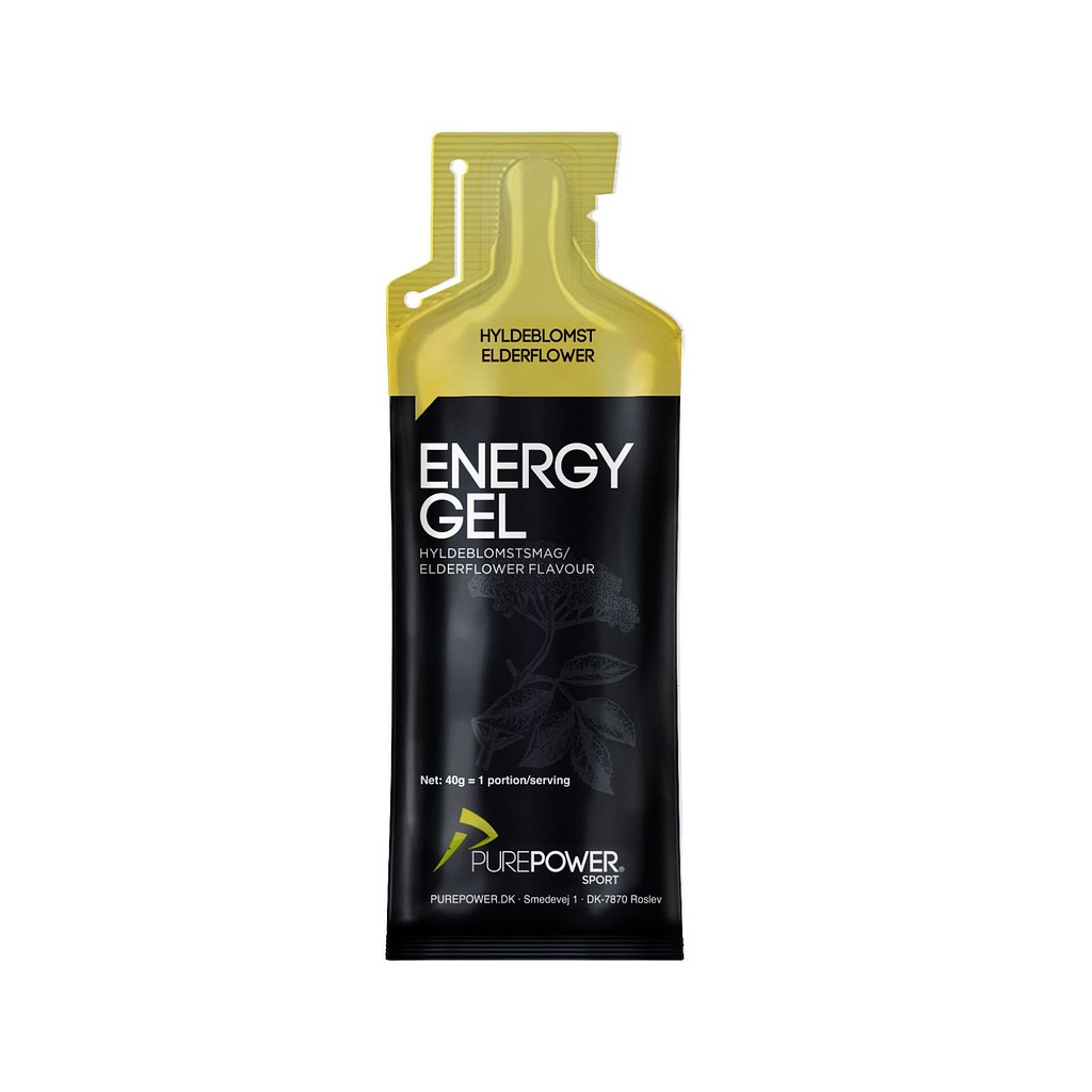 Pure Power, energy gel, Hyldeblomst, brev, 40 g