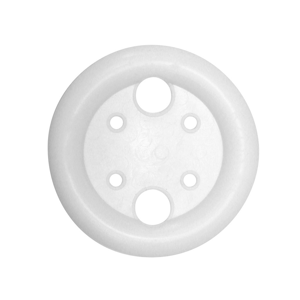 Prolaps Fame, Pessar ring, silikone, m/support, hvid, strl 0, st, 45 mm