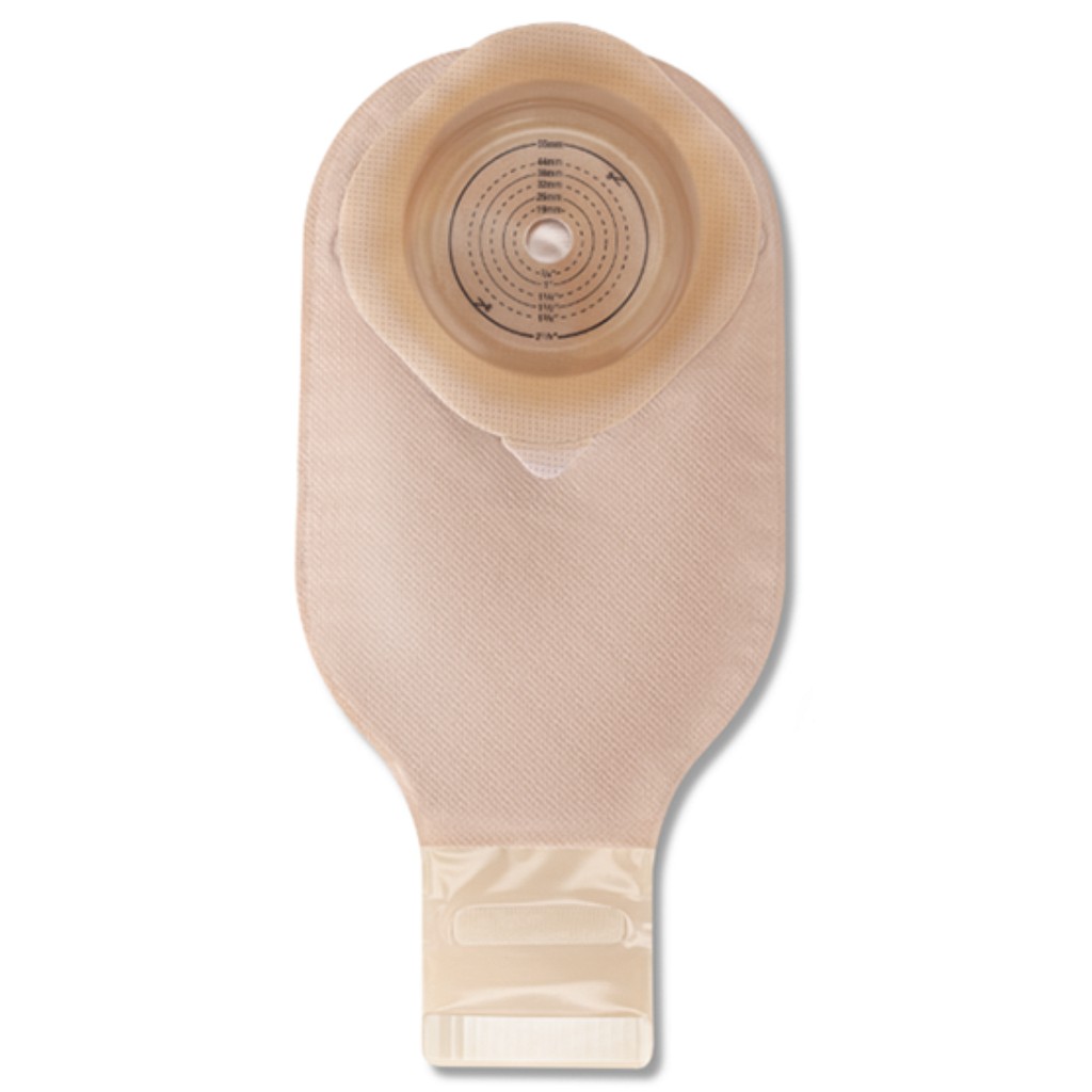 Moderma Flex CeraPlus, Soft konveks, 1-dels ileostomipose, Midi, vindue, beige, Ø 15-38 mm