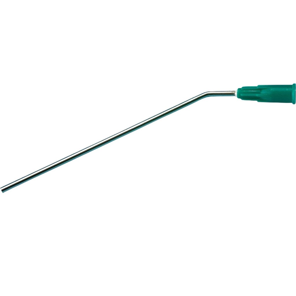 Mediplast, øresug, metal, lyserød, luer-lock, steril, 1,2 mm x 80 mm