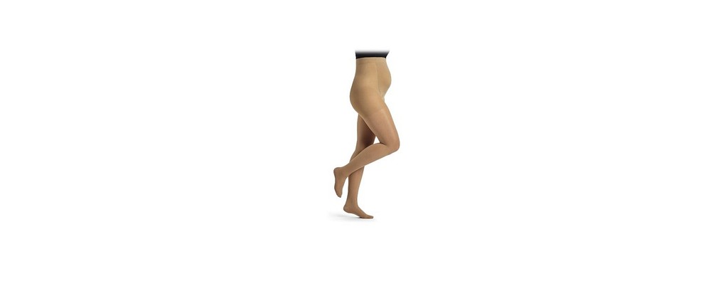 DELILAH by SIGVARIS kompressionsstrømpebukser til gravide, 140 Denier, bronze, str. 2