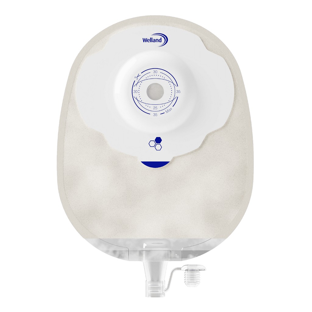 Aurum Plus Urostomi, Maxi, klar, hul 13-55 mm, med Manuka honning