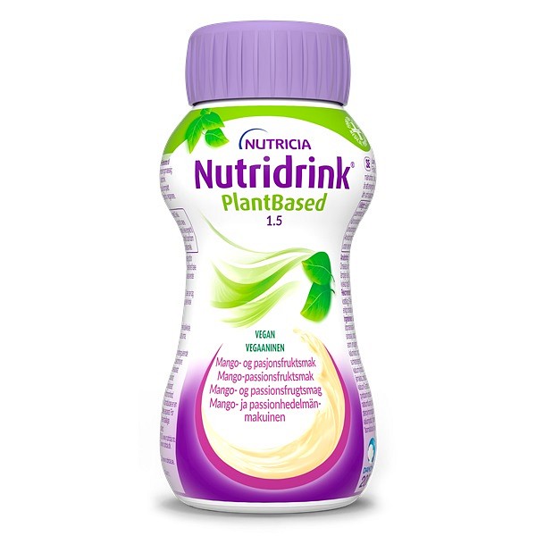 Nutridrink PlantBased, mango/passionsfrugt, 200 ml