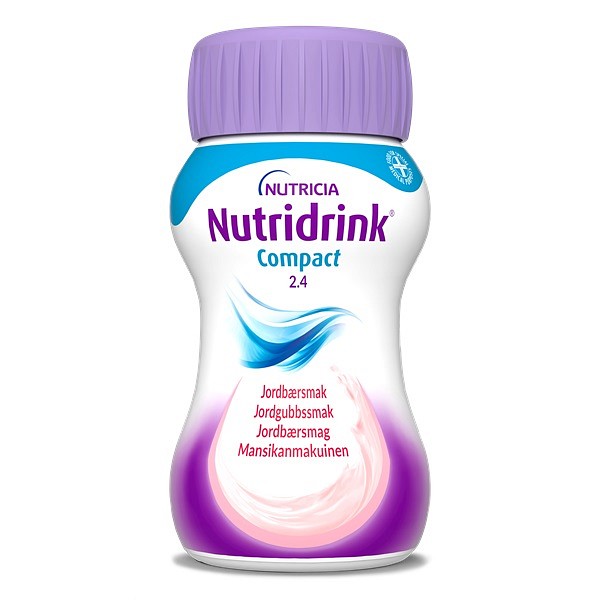 Nutridrink Compact, jordbær, 125 ml