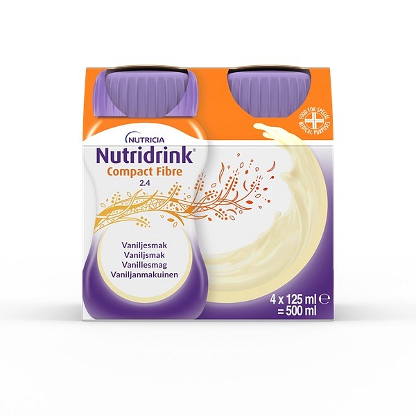 Nutridrink Compact Fibre, vanilje, 125 ml