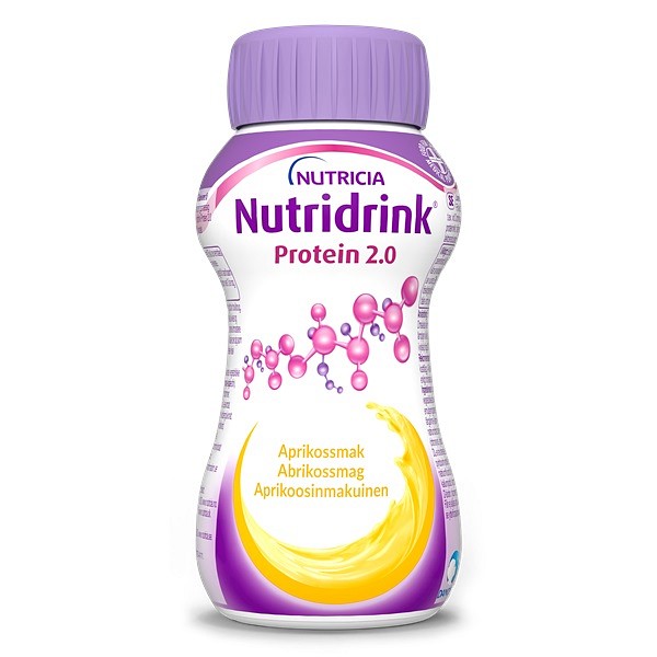 Nutridrink Protein 2.0, abrikos, 200 ml