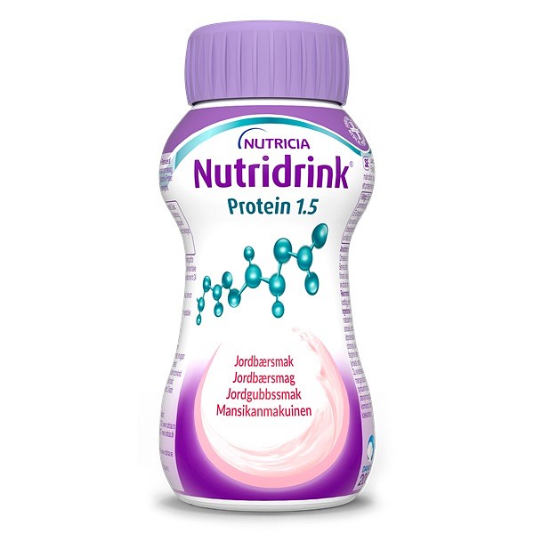 Nutridrink Protein, jordbær, 200 ml