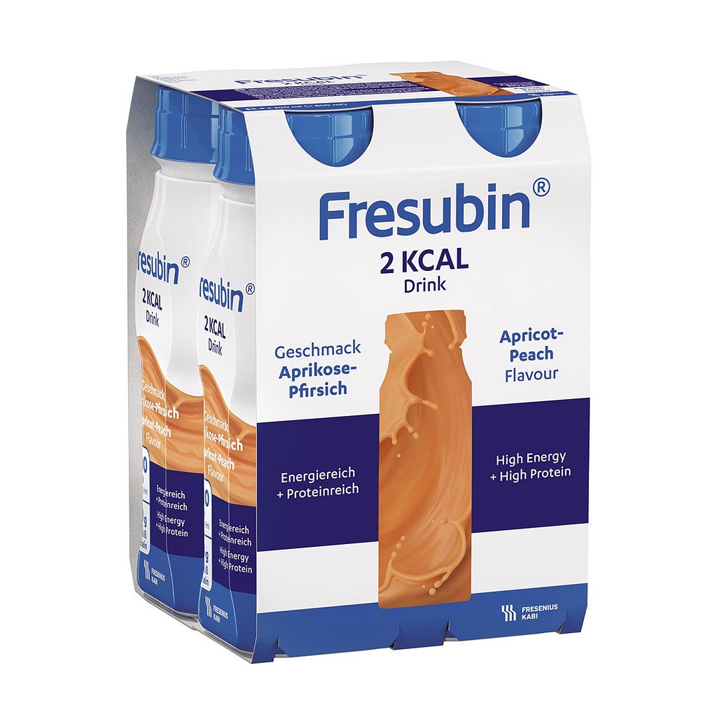 Fresubin 2 kcal Drink, abrikos/fersken, 200 ml