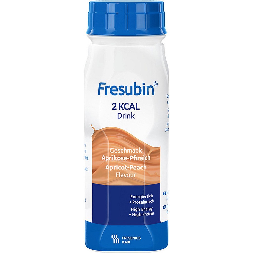 Fresubin 2 kcal Drink, abrikos/fersken, 200 ml