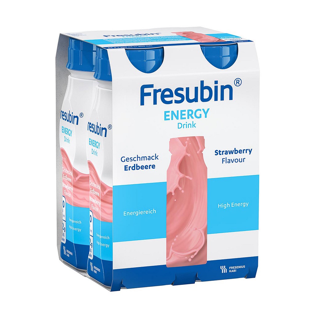 Fresubin Protein Energy Drink, skovjordbær, 200 ml