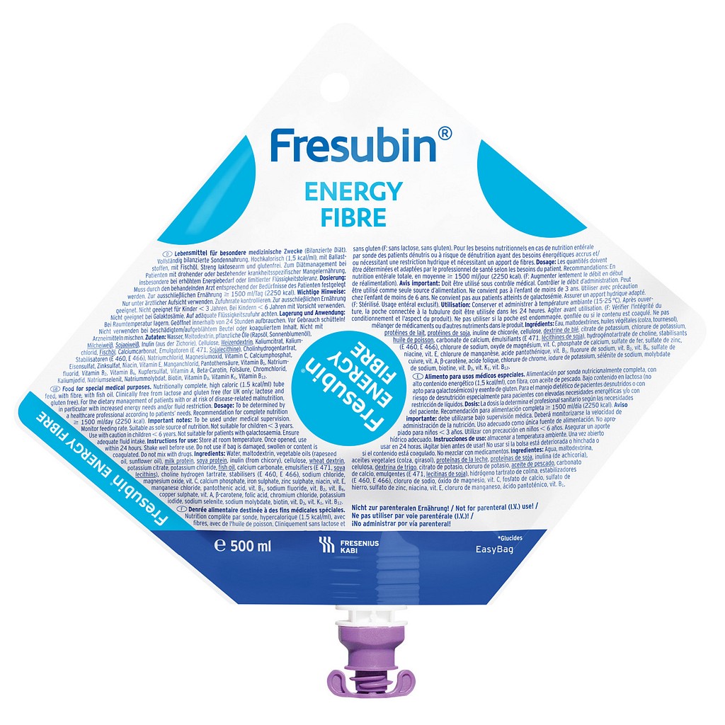 Fresubin energy fiber, Sondeernæring, 500 ml