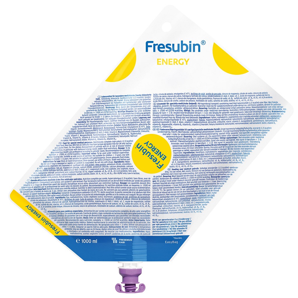 Fresubin Energy, Sondeernæring, 1000 ml