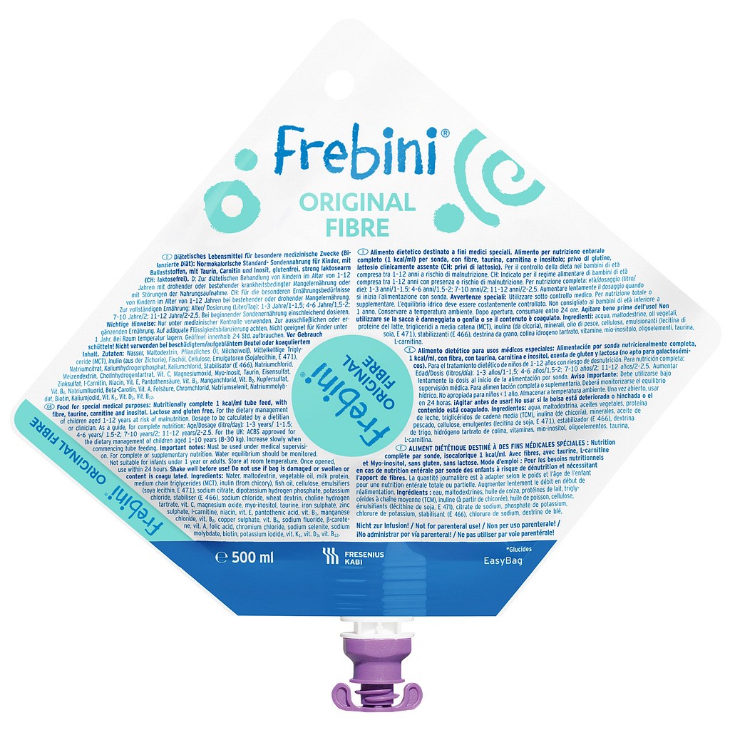 Frebini original fiber, sondeernæring, 500 ml