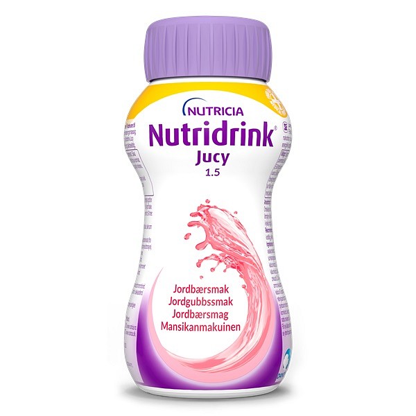 Nutridrink Jucy, jordbær, 200 ml