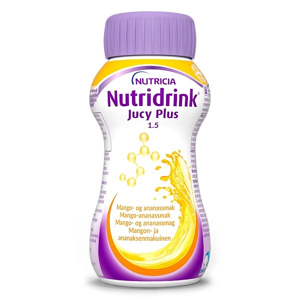 Nutridrink Jucy Plus, mango/ananas, 200 ml