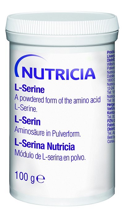 L-Serin, Frie aminosyre, pulver, 100 g