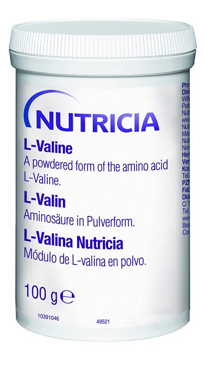 L-Valin, Frie aminosyre, pulver, 100 g
