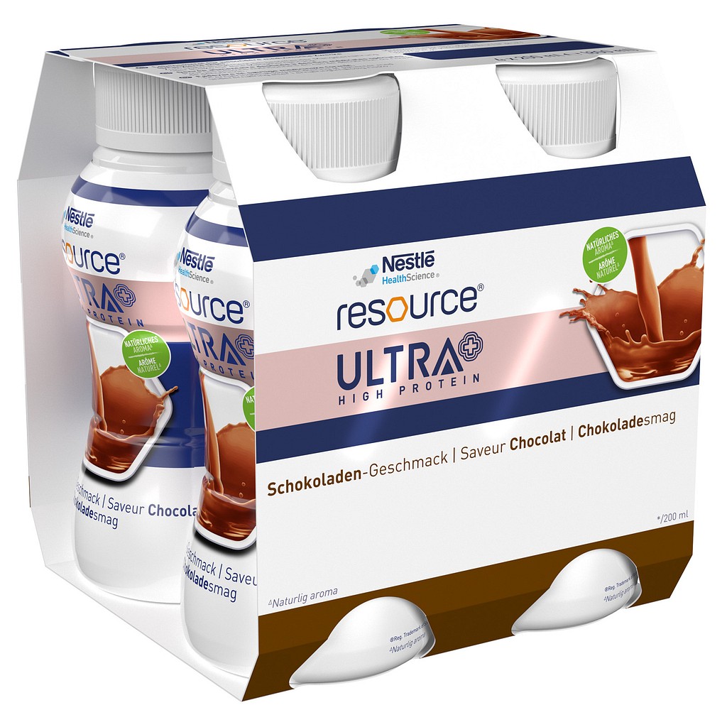 Resource Ultra Plus, chokolade, 200 ml