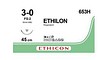 Ethilon 3-0 FS-2 45 cm musta 653H