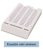 Laservalmis rutiinikasetti pinottu kannella sin