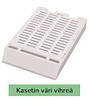 Laservalmis rutiinikasetti pinottu kannella vihreä