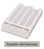 Laservalmis rutiinikasetti pinottu kannella harmaa