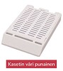 Laservalmis rutiinikasetti pinottu kannella pun