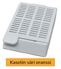 Laservalmis kudoskasetti pinottu oranssi