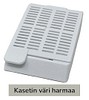 Laservalmis kudoskasetti pinottu harmaa