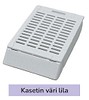Laservalmis kudoskasetti pinottu lila