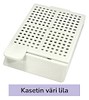 Laservalmis biopsiakasetti pinottu lila