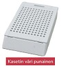 Laservalmis biopsiakasetti pinottu punainen