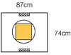 Steri-Drape sektioliina Ioban 87 x 74 cm