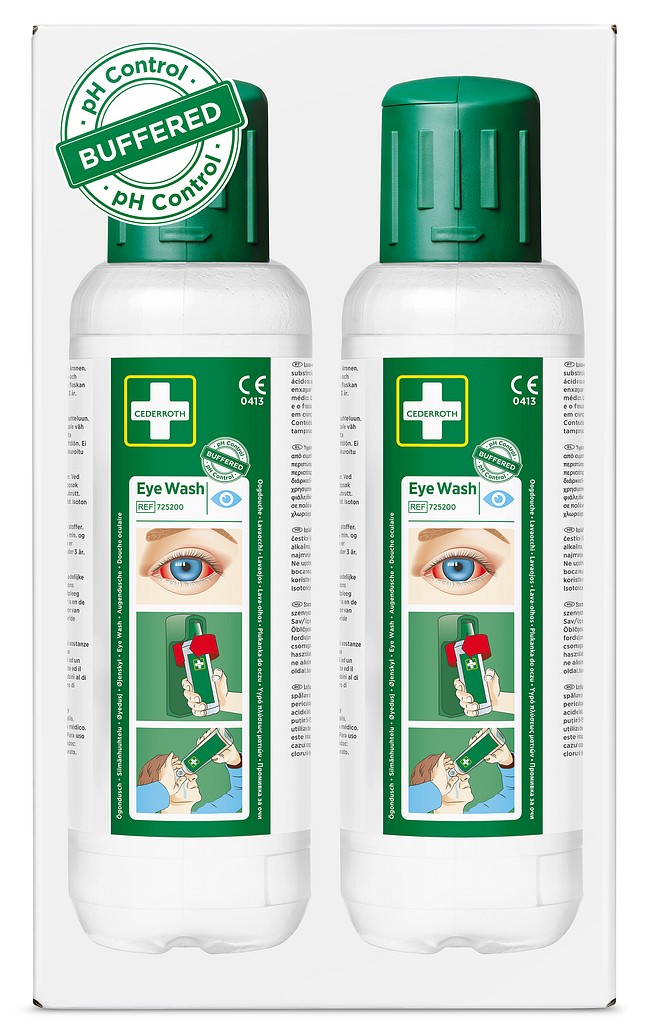 Cederroth silmänhuuhtelupullo 2 x 500 ml