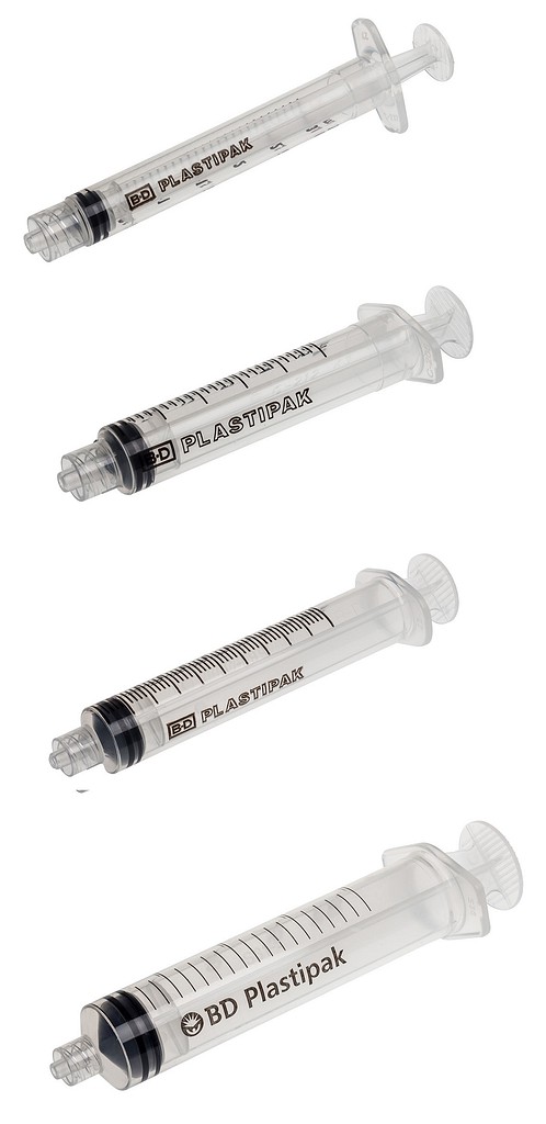 BD Plastipak injektioruisku 3-os LUER-LOCK 5 ml