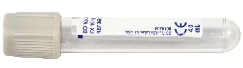 Vacutainer 5/4ml Na-fluor + K-oksal