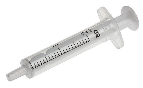 BD Discardit injektioruisku 2-os LUER 2 ml