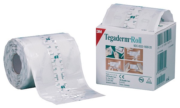 3M Tegaderm läpinäkyvä haavakalvorulla 5 cm x 10 m