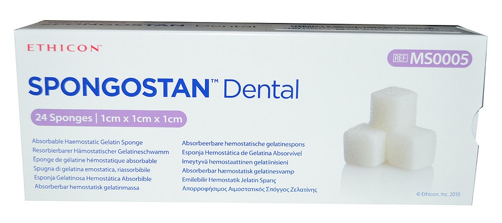 Spongostan Dental 1 x 1 x 1 cm steriili MS0005