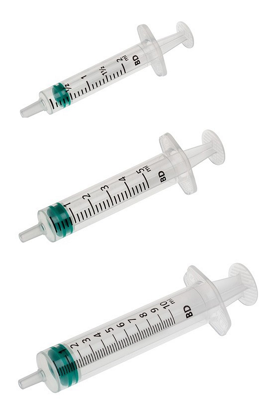BD Emerald injektioruisku syntettisellä männällä 3-os LUER 2 ml